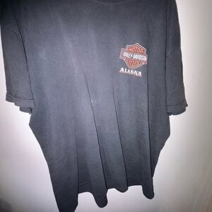 Harley-Davidson Black T-Shirt with Red Logo